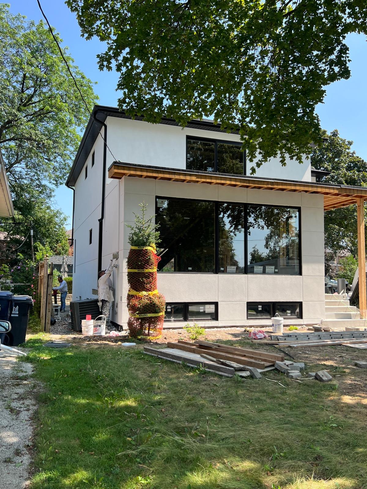 ESA Stucco residential project